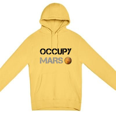 Occupy Mars Elon Musk SpaceX Project Gift Ideas Occupy Mars Trending Premium Pullover Hoodie