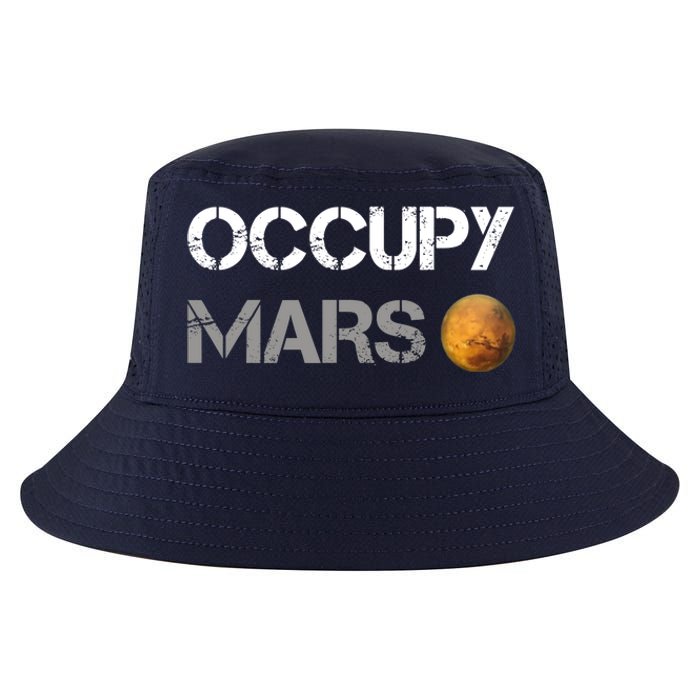 Occupy Mars Elon Musk SpaceX Project Gift Ideas Occupy Mars Trending Cool Comfort Performance Bucket Hat