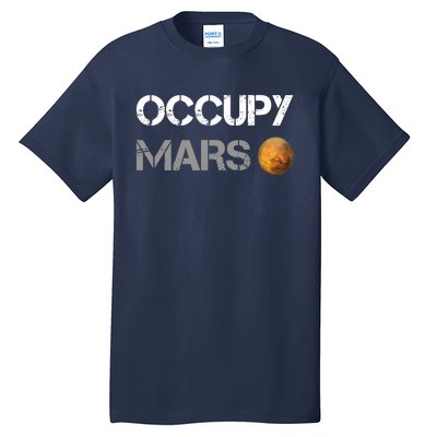 Occupy Mars Elon Musk SpaceX Project Gift Ideas Occupy Mars Trending Tall T-Shirt