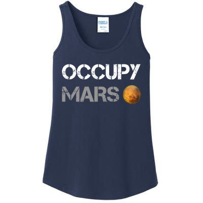 Occupy Mars Elon Musk SpaceX Project Gift Ideas Occupy Mars Trending Ladies Essential Tank