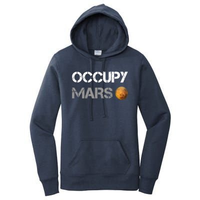 Occupy Mars Elon Musk SpaceX Project Gift Ideas Occupy Mars Trending Women's Pullover Hoodie