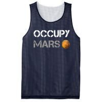 Occupy Mars Elon Musk SpaceX Project Gift Ideas Occupy Mars Trending Mesh Reversible Basketball Jersey Tank