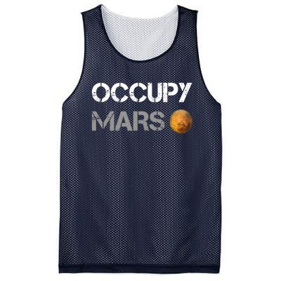 Occupy Mars Elon Musk SpaceX Project Gift Ideas Occupy Mars Trending Mesh Reversible Basketball Jersey Tank