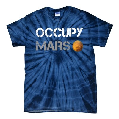 Occupy Mars Elon Musk SpaceX Project Gift Ideas Occupy Mars Trending Tie-Dye T-Shirt