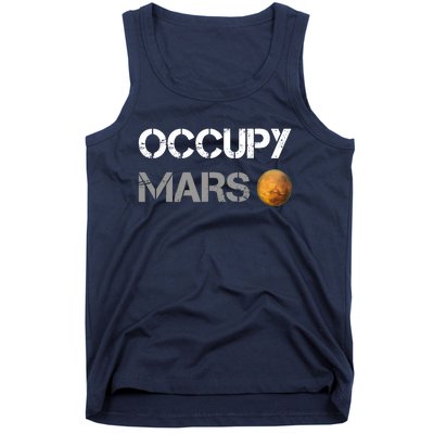 Occupy Mars Elon Musk SpaceX Project Gift Ideas Occupy Mars Trending Tank Top