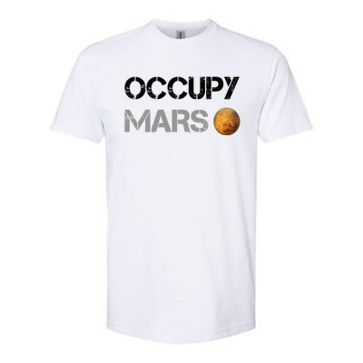 Occupy Mars Elon Musk SpaceX Project Gift Ideas Occupy Mars Trending Softstyle® CVC T-Shirt