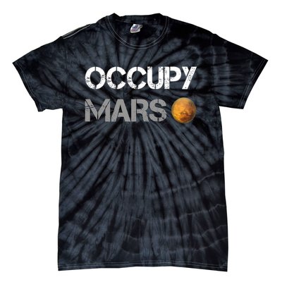 Occupy Mars Elon Musk SpaceX Project Gift Ideas Occupy Mars Trending Tie-Dye T-Shirt