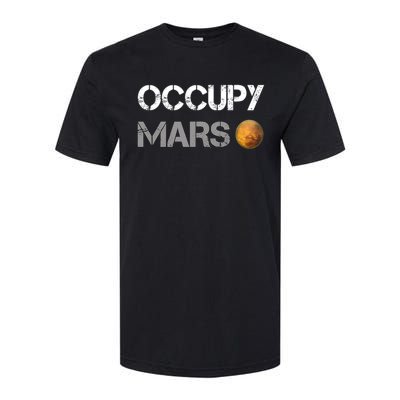 Occupy Mars Elon Musk SpaceX Project Gift Ideas Occupy Mars Trending Softstyle® CVC T-Shirt