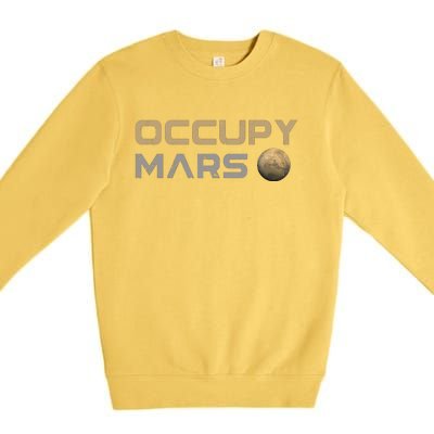 Occupy Mars Elon Musk SpaceX Premium Crewneck Sweatshirt