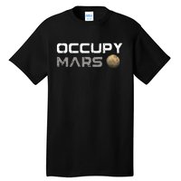 Occupy Mars Elon Musk SpaceX Tall T-Shirt