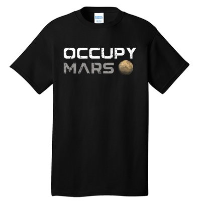 Occupy Mars Elon Musk SpaceX Tall T-Shirt