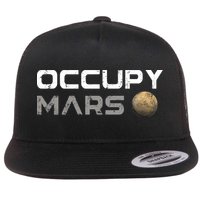 Occupy Mars Elon Musk SpaceX Flat Bill Trucker Hat