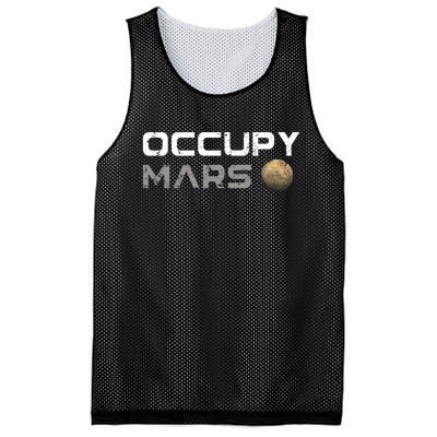 Occupy Mars Elon Musk SpaceX Mesh Reversible Basketball Jersey Tank