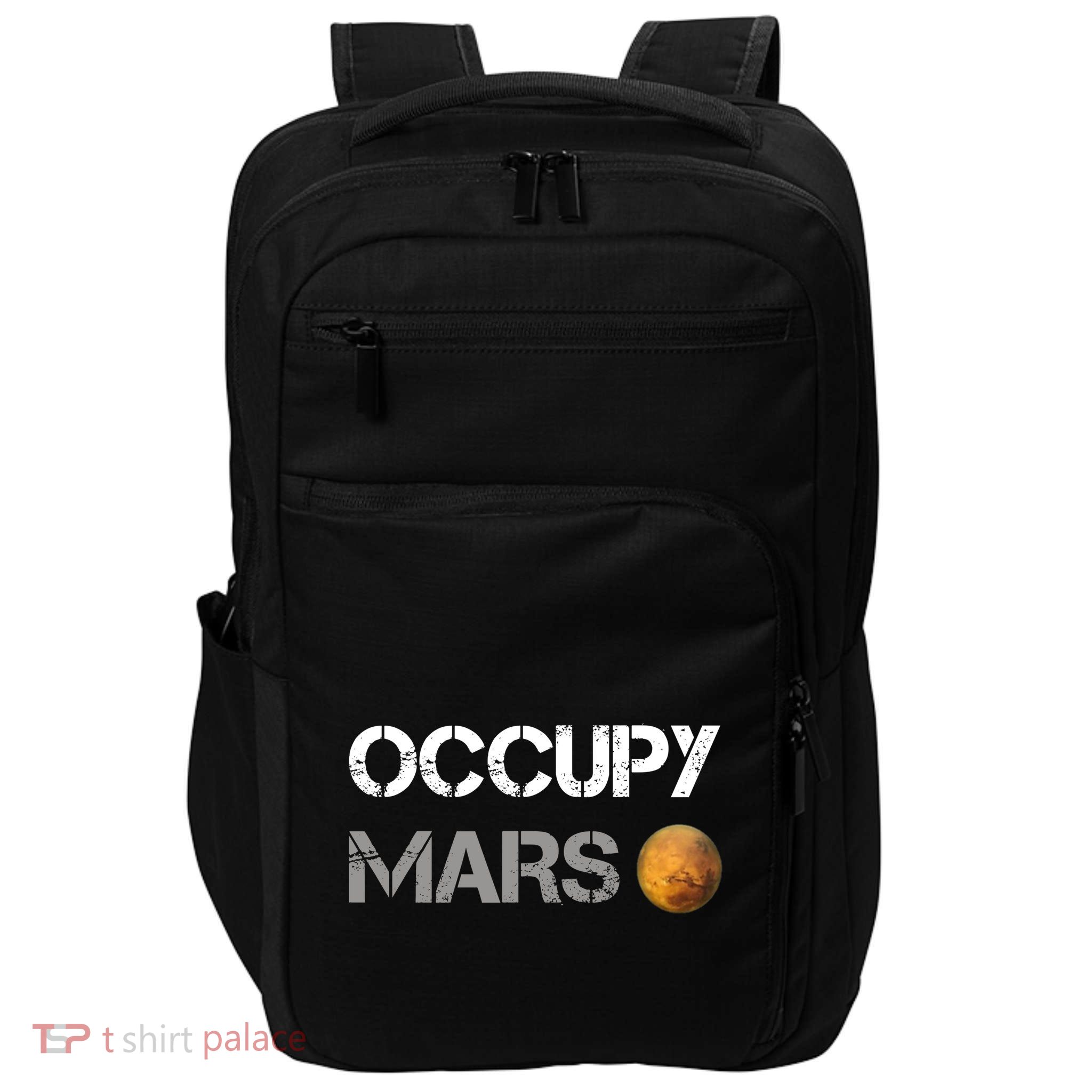 Occupy Mars Elon Musk Spacex Project Gift Ideas Occupy Mars Trending Impact Tech Backpack