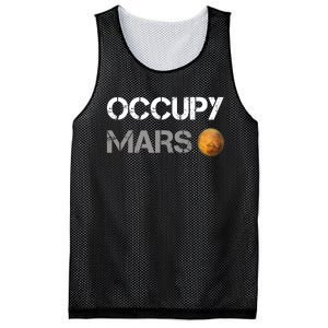 Occupy Mars Elon Musk Spacex Project Gift Ideas Occupy Mars Trending Mesh Reversible Basketball Jersey Tank