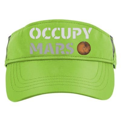 Occupy Mars Funny Occupy Mars Adult Drive Performance Visor