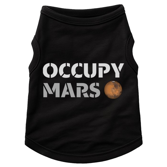 Occupy Mars Funny Occupy Mars Doggie Tank