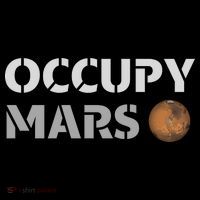 Occupy Mars Funny Occupy Mars Flexfit Unipanel Trucker Cap