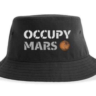 Occupy Mars Funny Occupy Mars Sustainable Bucket Hat