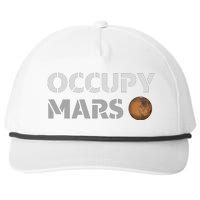 Occupy Mars Funny Occupy Mars Snapback Five-Panel Rope Hat