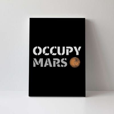 Occupy Mars Funny Occupy Mars Canvas