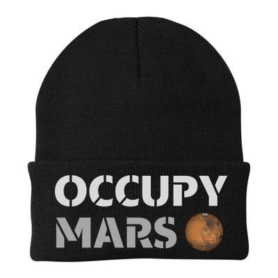 Occupy Mars Funny Occupy Mars Beanie