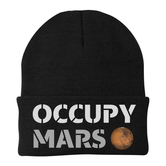 Occupy Mars Funny Occupy Mars Beanie