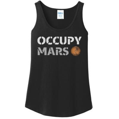 Occupy Mars Funny Occupy Mars Ladies Essential Tank