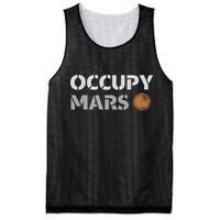 Occupy Mars Funny Occupy Mars Mesh Reversible Basketball Jersey Tank