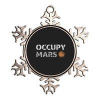 Occupy Mars Funny Occupy Mars Metallic Star Ornament