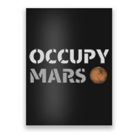 Occupy Mars Funny Occupy Mars Poster