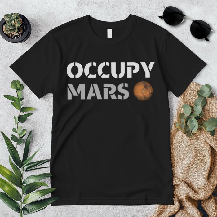 Occupy Mars Funny Occupy Mars Premium T-Shirt
