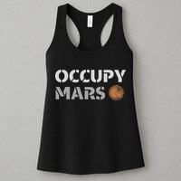 Occupy Mars Funny Occupy Mars Womens Tank Top