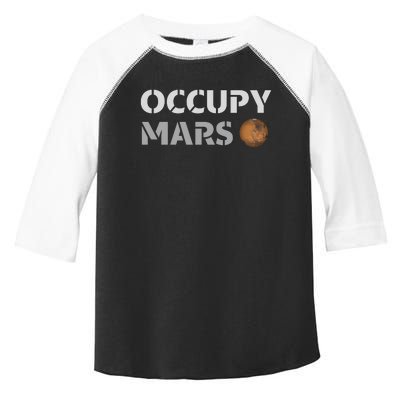 Occupy Mars Funny Occupy Mars Toddler Fine Jersey T-Shirt