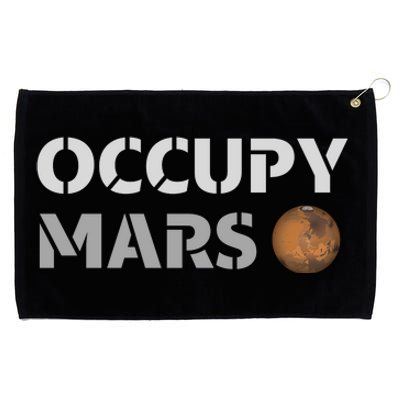 Occupy Mars Funny Occupy Mars Grommeted Golf Towel