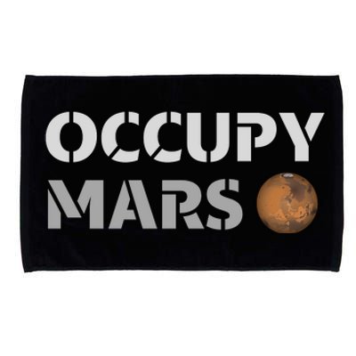 Occupy Mars Funny Occupy Mars Microfiber Hand Towel