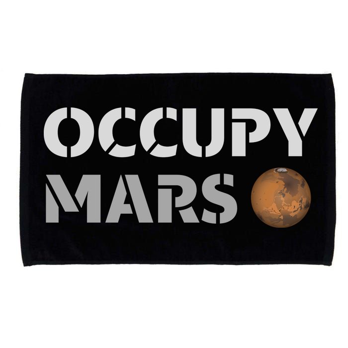 Occupy Mars Funny Occupy Mars Microfiber Hand Towel