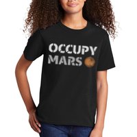 Occupy Mars Funny Occupy Mars Kids T-Shirt