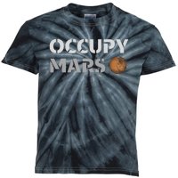 Occupy Mars Funny Occupy Mars Kids Tie-Dye T-Shirt