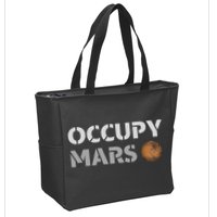 Occupy Mars Funny Occupy Mars Zip Tote Bag