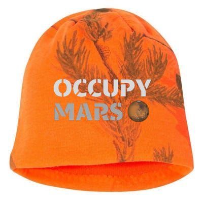 Occupy Mars Funny Occupy Mars Kati - Camo Knit Beanie