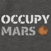 Occupy Mars Funny Occupy Mars Vector Backpack