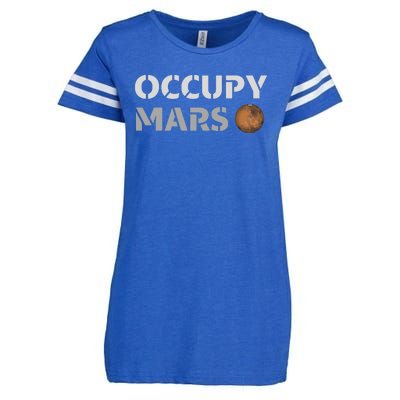 Occupy Mars Funny Occupy Mars Enza Ladies Jersey Football T-Shirt