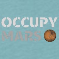 Occupy Mars Funny Occupy Mars Sueded Cloud Jersey T-Shirt