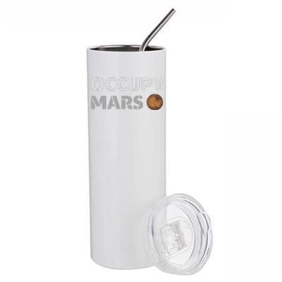 Occupy Mars Funny Occupy Mars Stainless Steel Tumbler