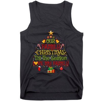 Our Matching Family Christmas love my family Tank Top