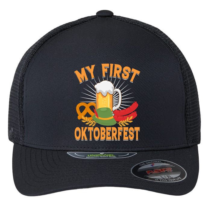 Oktoberfest | My First Oktoberfest Flexfit Unipanel Trucker Cap