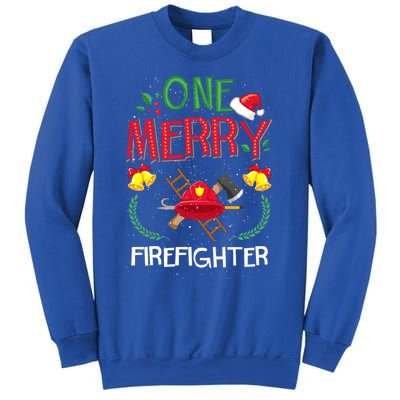 One Merry Firefighter Fire Ugly Christmas Meaningful Gift Sweatshirt