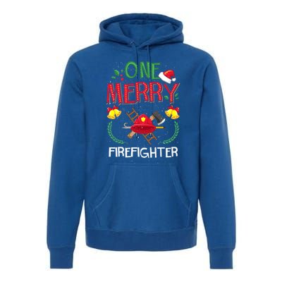 One Merry Firefighter Fire Ugly Christmas Meaningful Gift Premium Hoodie