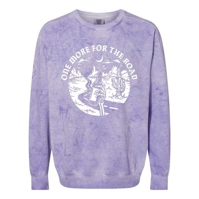 One More For The Road Colorblast Crewneck Sweatshirt